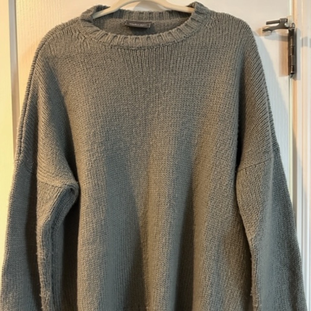 Wooden Ships Tomboy Slouchy Crew Sweater Size XL